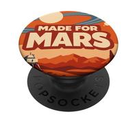 Made for Mars - Funny Space Exploration Mars Astronomy PopSockets PopGrip Adesivo