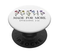Made for More Christian Ephesians 2:10 Bible Verse God Quote PopSockets PopGrip Adesivo