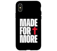 Made for More Cross Christian Faith Purpose Driven Life Custodia per iPhone X/XS