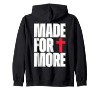 Made for More Cross Christian Faith Purpose Driven Life Felpa con Cappuccio