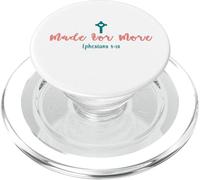 Made For More Ephesans 2:10 - Disegno di versi della Bibbia cristiana PopSockets PopGrip per MagSafe