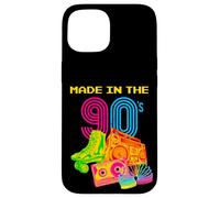 Made In 90s, Vintage 90's, I Love 90's Era Graphic Design Custodia per iPhone 15