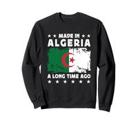 Made in Algeria a Long Time Ago Proud Algerian Algeria Flag Felpa