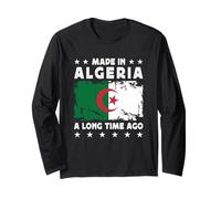 Made in Algeria a Long Time Ago Proud Algerian Algeria Flag Maglia a Manica