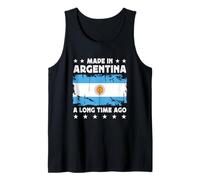 Made in Argentina a Long Time Ago Argentinian Argentina Flag Canotta
