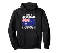 Made in Australia a Long Time Ago Australian Australia Flag Felpa con Cappuccio