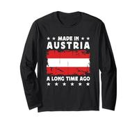 Made in Austria a Long Time Ago Proud Austrian Austria Flag Maglia a Manica