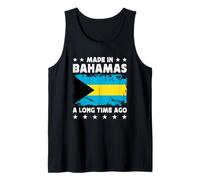 Made in Bahamas a Long Time Ago Proud Bahamian Bahamas Flag Canotta