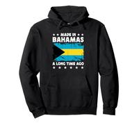 Made in Bahamas a Long Time Ago Proud Bahamian Bahamas Flag Felpa con Cappuccio
