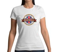 Made IN Bakewell - T-Shirt - Città Hometown Nato IN Derbyshire Idea Regalo