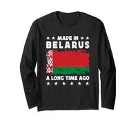 Made in Belarus a Long Time Ago Belarusian Belarus Flag Maglia a Manica
