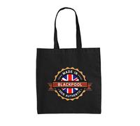 Made IN Blackpool - Borsa Tote Tela - Pleasure Beach Torre Hometown Città Regalo