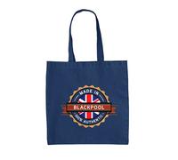 Made IN Blackpool - Borsa Tote Tela - Pleasure Beach Torre Hometown Città Regalo