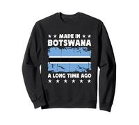 Made in Botswana a Long Time Ago Motswana Botswana Flag Felpa