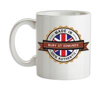 Made IN Bury St Edmunds Mug - Tè - Caffè - Città Luogo - Casa