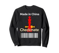 Made in China Checkmate Sarcastico Strategia politica Umorismo Felpa