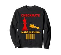 Made in China Checkmate Sarcastico Strategia politica Umorismo Felpa