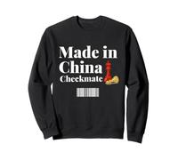 Made in China Checkmate Sarcastico Strategia politica Umorismo Felpa