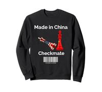 Made in China Checkmate Sarcastico Strategia politica Umorismo Felpa