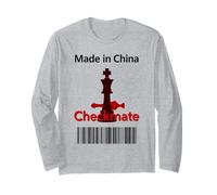Made in China Checkmate Sarcastico Strategia politica Umorismo Maglia a Manica