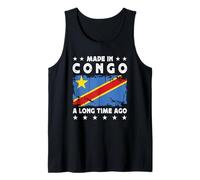 Made in Congo a Long Time Ago Proud Congolese Congo Flag Canotta