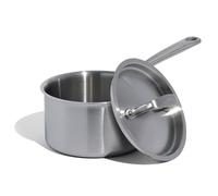 Made In Cookware - 2 Quarti Casseruola in acciaio inossidabile con coperchio - Prodotto in Italia - Pentola per salse rivestita in acciaio inossidabile a 5 strati - Pentole professionali