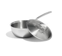 Made In Cookware - 2 Quarti Padella Saucier in Acciaio Inossidabile - Prodotto in Stati Uniti d'America - Rivestimento in Acciaio Inossidabile a 5 Strati - Pentole Professionali