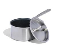 Made In Cookware - Pentola Antiaderente da 2 Quarti con Coperchio - Prodotto in Italia - Pentola Antiaderente Rivestita in Acciaio Inossidabile a 5 Strati - Pentole Professionali
