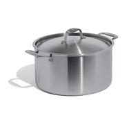 Made In Cookware - Pentola da 12 Quarti in acciaio inossidabile con coperchio - Prodotto in Italia - Rivestimento in acciaio inossidabile a 5 strati - Pentole professionali - Compatibile con induzione