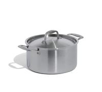 Made In Cookware - Pentola da 6 Quarti in acciaio inossidabile con coperchio - Prodotto in Italia - Rivestimento in acciaio inossidabile a 5 strati - Pentole professionali - Compatibile con induzione