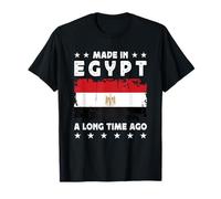 Made in Egypt a Long Time Ago Proud Egyptian Egypt Flag Maglietta