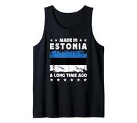 Made in Estonia a Long Time Ago Proud Estonian Estonia Flag Canotta