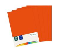 MADE IN EU 50 fogli di carta colorata ARANCIONE ROSSO A4 80 g/m² CS Paper - carta per stampanti, carta per fotocopie, carta universale per la stampa, il crafting e la piegatura in formato A4