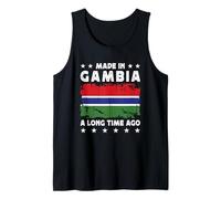 Made in Gambia a Long Time Ago Proud Gambian Gambia Flag Canotta
