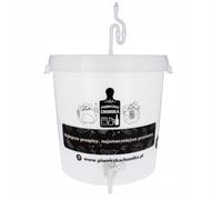 made in home CONTENITORE DA 30L CON Coperchio, Rubinetto, Tubo E Guarnizione