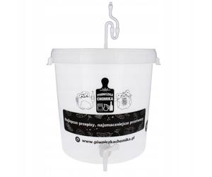 made in home CONTENITORE DA 30L CON Coperchio, Rubinetto, Tubo E Guarnizione