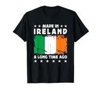 Made in Ireland a Long Time Ago Proud Irish Ireland Flag Maglietta