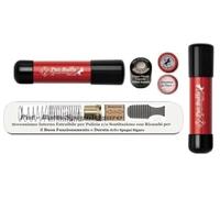 Made in Italy. Dal Produttore lo Spegnisigaro Put-Butts Mod. L 080 REMOVER con Meccanismo interno Estraibile per Pulizia. Tappo Visore Capsula Attiva-Esausta. Colore Rosso Sport