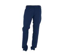 Made in Italy Elegant Blue Trousers for Sophisticated Men - IT54 | XXL
