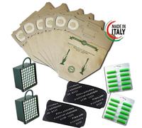 made in italy KIT SACCHETTI FOLLETTO VK 130 VK 131 12PZ+20 PROFUMI + 4 FILTRI