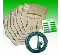 made in italy SACCHETTI FOLLETTO VK 130 VK 131 12pz+ CAVO + PROFUMI PER VORWERK