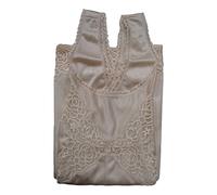 Made in Italy Sottoveste Donna Spalla Larga con Pizzo