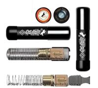 Made in Italy Spegni sigaro Singolo per Toscano, Put-Butts L 080 REMOVER. Interno Estraibile per Pulizia e sua DURATA Tappo Visore Capsula, Toscani Ammezzati e Toscanelli, Portasigari - Sabbia Nera