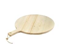 Tagliere Per Pizza In Legno Massello Di Abete Rotondo 34 Cm Made In Italy