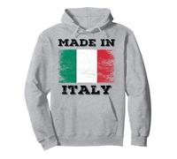 Made in Italy with Italy Flag Novelty Graphic Cool Designs Felpa con Cappuccio