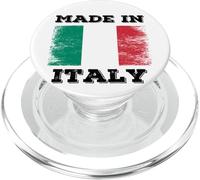 Made In Italy With Italy Flag Novelty Graphic Cool Designs PopSockets PopGrip per MagSafe