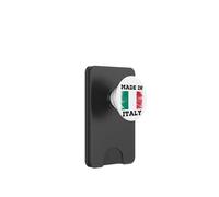 Made In Italy With Italy Flag Novelty Graphic Cool Designs PopSockets PopWallet per MagSafe