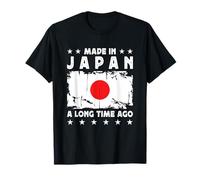 Made in Japan a Long Time Ago Proud Japanese Japan Flag Maglietta