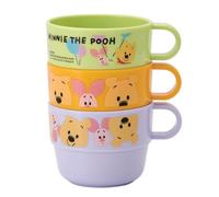 MADE IN JAPAN Skater Hello Kitty Set di 3 tazze di plastica impilabili per pi...