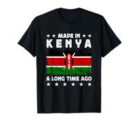 Made in Kenya a Long Time Ago Proud Kenyan Kenya Flag Maglietta